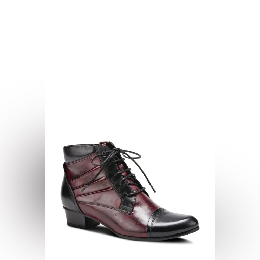 SPRING STEP Xiomara Bordeaux‎ Boots Size 36 5.5-6 NIB